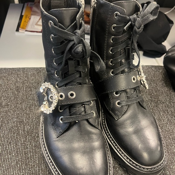 Jimmy Choo Cora leather combat boots - Picture 5 of 6